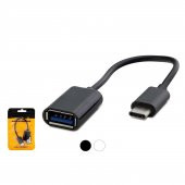 HADRON HDX1001 OTG TYPE-C TO USB 2.0 POŞETLİ KABLO - 1