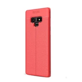 Smcase Samsung Galaxy Note 9 Kılıf Deri Dokulu Silikon - 5