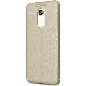 Smcase Xiaomi Redmi 5 Plus Deri Dokulu Silikon Kılıf  Nano Ekran Koruyucu - 3