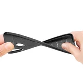 Smcase Huawei Honor 8C Deri Dokulu Silikon Kılıf - 6