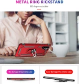 Smcase Xiaomi Mi9 Kılıf Vega Yüzüklü Tank Kapak - 12