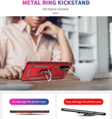 Smcase iPhone XS Kılıf Vega Yüzüklü Tank Kapak   Nano Ekran Koruyucu thumbnail 7