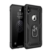 Smcase iPhone XS Kılıf Vega Yüzüklü Tank Kapak   Nano Ekran Koruyucu thumbnail 1