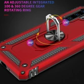 Smcase iPhone XS Kılıf Vega Yüzüklü Tank Kapak   Nano Ekran Koruyucu thumbnail 11