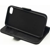 Smcase Samsung Galaxy A20 Kılıf Hakiki Deri Standlı cüzdan - 6