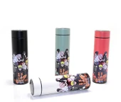 1 Adet Anime Baskılı Dijital Göstergeli Termos 500 ml - 1