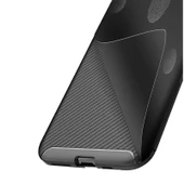 Smcase iPhone 11 Pro Kılıf Negro Karbon Silikon  Nano Ekran Koruyucu - 10