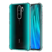 Smcase Xiaomi Redmi Note 8 Pro Kılıf Darbe Korumalı Silikon  Tam Kapatan Cam - 1