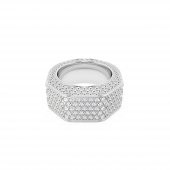 5651367 Swarovski Yüzük Dextera:Ring Oct Full Pave Cre/Rhs 52 - 1