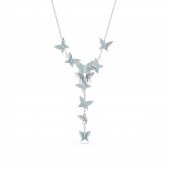 5662179 Swarovski Kolye Mp Lilia:Necklace Blu/Rhs - 1