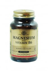 Solgar Magnesium With Vitamin B6 100 Tablet - 1
