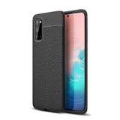 Smcase Samsung Galaxy S20 Ultra Kılıf Deri Dokulu Silikon - 1