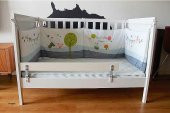 IKEA Vikare YATAK KARYOLA BARİYER 7.5x90 Cm PARMAKLIK ÇOCUK BEBEK - 2