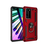 Smcase Huawei P40 Pro Kılıf Vega Yüzüklü Tank Kapak thumbnail 10