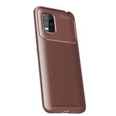 Smcase Xiaomi Mi 10 Lite 5G Kılıf Negro Karbon Desenli Silikon thumbnail 4