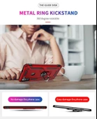 Smcase Samsung Galaxy A11 Kılıf Vega Yüzüklü Tank Kapak - 9