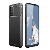 Smcase Oppo A92 Kılıf Ultra Soft Negro Karbon Silikon  Nano Ekran Koruyucu thumbnail 2