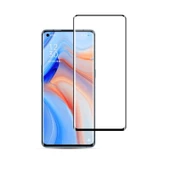 Smcase Oppo Reno4 Kılıf Deri Dokulu Silikon  Tam Kapatan Ekran Koruyucu thumbnail 4