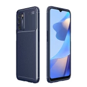 Smcase Oppo A16 Kılıf Kamera Korumalı Negro Karbon Silikon  Nano Ekran Koruyucu thumbnail 1