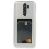 Smcase Xiaomi Redmi Note 8 Pro Kılıf Kamera Korumalı Kartlıklı Silikon - 1