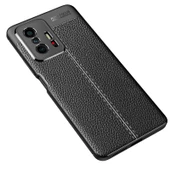 Smcase Xiaomi 11T Pro Kılıf Kamera Korumalı Deri Dokulu Silikon thumbnail 2