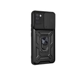 Smcase Samsung Galaxy A31 Kılıf Kamera Korumalı Yüzüklü Tank Pars Silikon - 4
