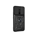 Smcase Xiaomi Redmi 9 Kılıf Kamera Korumalı Yüzüklü Tank Pars Silikon - 1