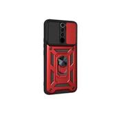 Smcase Xiaomi Redmi 9 Kılıf Kamera Korumalı Yüzüklü Tank Pars Silikon - 3