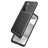 Smcase Samsung Galaxy A52s 5G Kılıf Negro Karbon Dokulu Silikon thumbnail 2