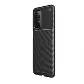 Smcase Samsung Galaxy A52s 5G Kılıf Negro Karbon Dokulu Silikon thumbnail 1