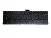 Hp Pavilion Gaming 15-dk0014nt 7AV08EA Notebook Klavyesi ışıklı (Siyah TR) Yeşil - 1