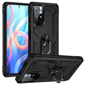 Smcase Xiaomi Poco M4 Pro 5G Kılıf Vega Yüzüklü Tank Silikon - 10