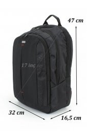 Case Club 17,3 Inç Laptop Çantası Geniş Hacimli Suya Dayanıklı Yüzey, Darbeye dayanıklı - 3