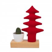 Kayigo Flowery Saksılı Notluk - Kırmızı Çam - 1