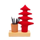 Kayigo Lavender Kalemlik & Notluk - Kırmızı Çam thumbnail 1