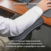 Coofbe Masa Koltuk İçin Kol Dayama Pedi Ayarlanabilir Dönebilen Bilgisayar Kol Dayanağı Kol Dayama Pedi - 5