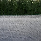 95 GRİ GÖLGELİK FİLE ÇİT FİLESİ 4X2 METRE ENLİ 95LİK BAHÇE ÇİT ÖRTÜSÜ JÜT GÖLGELİK KORUMA TÜLÜ - 1
