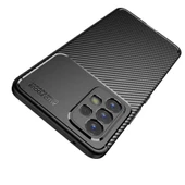 Smcase Samsung Galaxy A53 Kılıf Kamera Korumalı Negro Karbon Dokulu Silikon  Nano Ekran Koruyucu - 7