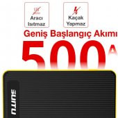 Coofbe Led Lambalı 12V Dizel ve Benzinli Araç İçin 14000mAh Akü Takviye Seti, Akü Çalıştırma Seti - 4