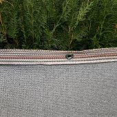 95 GÖLGELİK FİLE 6x12 METRE ÇİT FİLESİ GÖLGE KORUMA GRİ 95LİK BAHÇE ÇİTİ HALKALI KUŞAKLI JÜT GÖLGELİK - 1