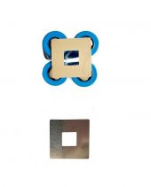 Nikel Plaka 4P 10 Adet 18650 Kare Tip Punta Plakası 4 Pil Batarya - 1