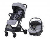 Prego 2034 Aria Travel Sistem Bebek Arabası Gri - 1