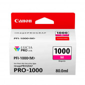 PlotterSarf Canon PFI-1000 M (Magenta) Kırmızı A2 Yazıcı Orijinal Mürekkep Kartuş 80 ml. (0548C001) - 1