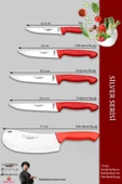 Lazbisa Silver Serisi Mutfak Bıçak Seti Et Ekmek Sebze Pizza Pide Salata Bıçağı 5 Li Set ( Mtf-267) - 2