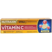 Nutraxin Vitamin C D Ve Çinko Üçlü Etki 15 Efervesan Tablet - 1