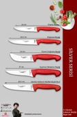 Lazbisa Silver Serisi Mutfak Bıçak Seti Et Ekmek Sebze Meyve Bıçağı 5 Li Set Günlük Kullanım ( Mtf-016) thumbnail 2