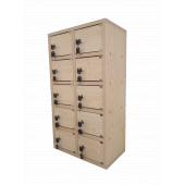 Emanet Dolabı Ahşap 10 Kapaklı - 1