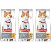 HillS Tavuklu Kısırlaştırılmış Kedi Maması 3 Kg 3 Adet - 1