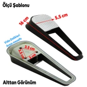 Pırlanta Mobilya Çekmece Mutfak Dolap Dolabı Kapak Kulpu Kulbu Mat Siyah Krom Sert Plastik Kulpları thumbnail 2