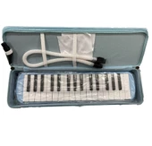 Masis 32 Tuş Lüks Çantalı Melodika Pastel Renk Mavi - 2